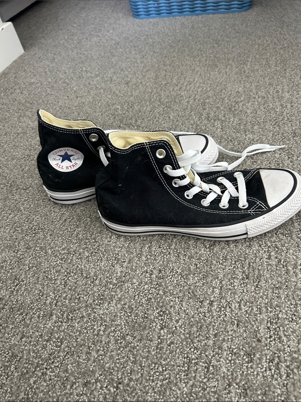 Converse High Top Sneakers in Black and White